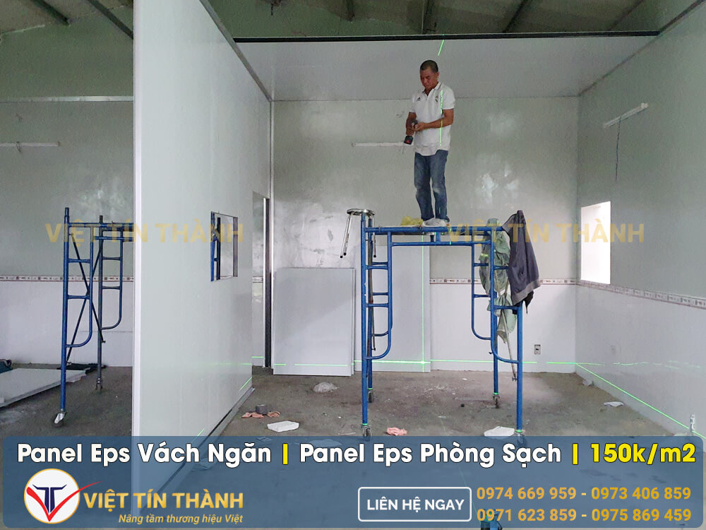 thi công panel eps phòng sạch